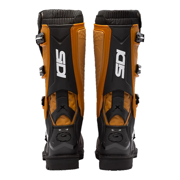Sidi X-Power Enduro motorcycle boots Mid Brown/Black, rear view