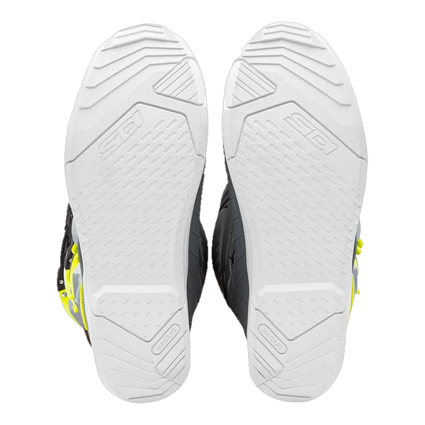 Sidi X-Power SC motorcycle boots Grey/Fluo Yellow, sole detail