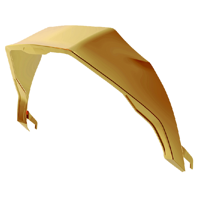 Nexx X.R3R helmet spoiler in gold finish