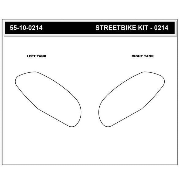 Stompgrip Icon Traction Pads for Ducati Panigale V4 / V4 S / V4 R 2025–2026 in transparent and black