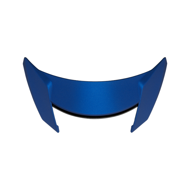Shoei Rear Vent Matt Blue Metallic – genuine Shoei rear ventilation outlet