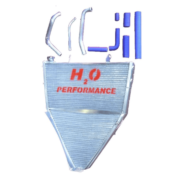 H2O Performance water radiator kit for Yamaha R6 RJ15 2008–2016
