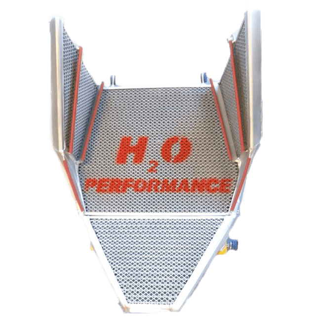 H2O Performance EVO water and oil cooler kit for MV Agusta F3 aluminium radiator upgrade