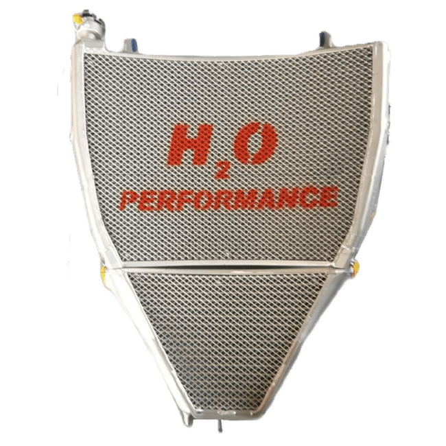 H2O Performance water and oil radiator kit for Yamaha R1 RN32/RN49 2015–2019