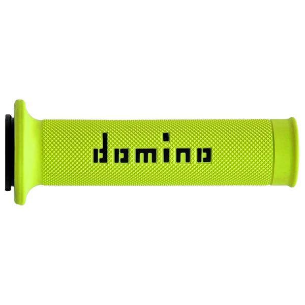 Domino A010 Racing Grips in multiple colour options for 22 mm and 25.4 mm handlebars