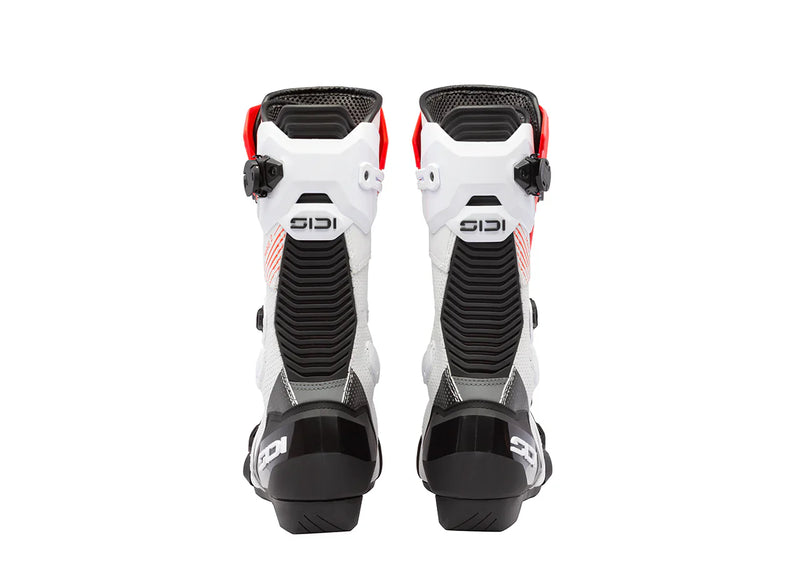 Sidi MAG 2 Air motorcycle boots in white, black and red colourway 391