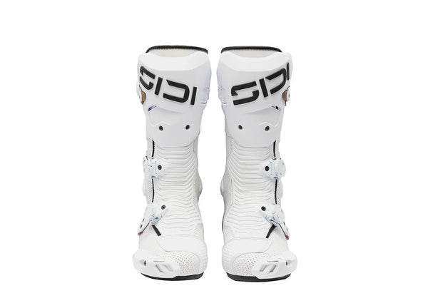 Sidi MAG 2 Air motorcycle boot in white and black colourway model 203
