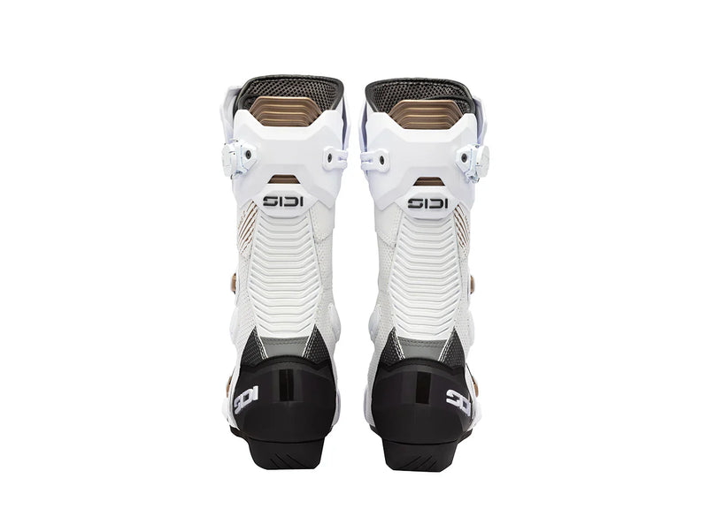 Sidi MAG 2 Air motorcycle boot in white and black colourway model 203