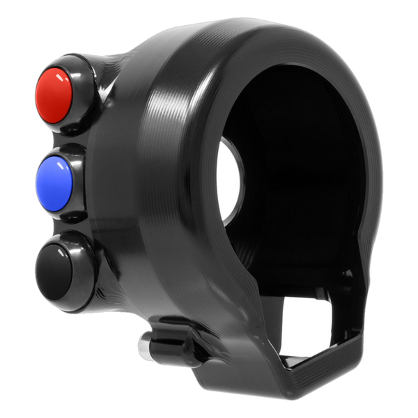 JetPrime JP CO AP009 Aprilia RSV4 RR — Throttle Housing with Integrated Handlebar Switch (Black) — view 3