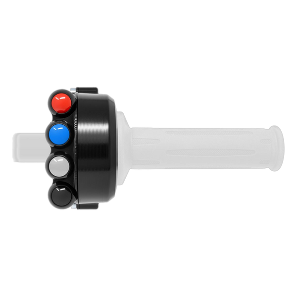 JetPrime JP CO BM008 BMW S1000RR — Throttle Housing with Integrated Handlebar Switch (Black) — view 4