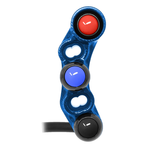 JetPrime JP PD SU011 Suzuki GSX-R 1000 — Street Right Handlebar Switch (Blue) — view 4
