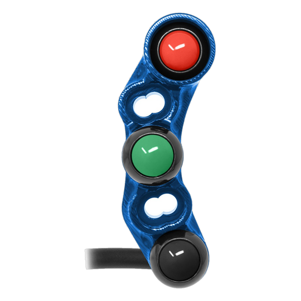 JetPrime JP PD YA013 Yamaha R6 — Street Right Handlebar Switch (Blue) — view 5