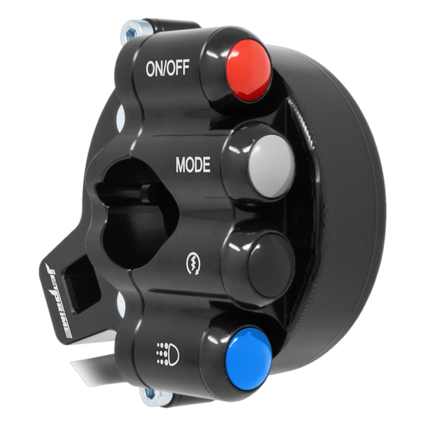 JetPrime JP CO BM008L BMW S1000RR — Throttle Housing with Integrated Handlebar Switch (Black) — view 2