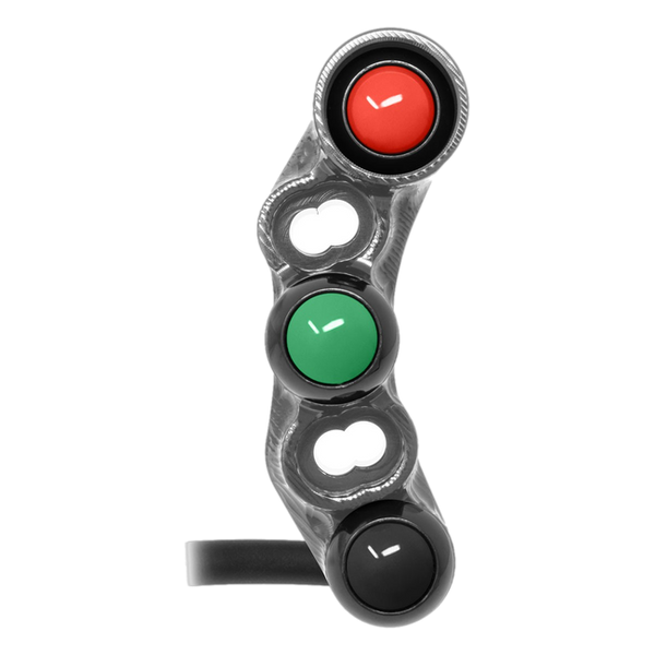 JetPrime JP PD SU019 Suzuki GSX-R 750 — Street Right Handlebar Switch (Titanium) — view 5