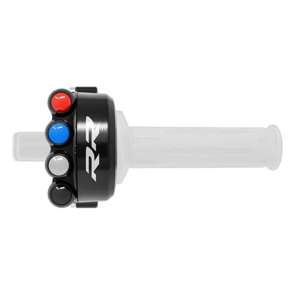 JetPrime JP CO BM008RR BMW S1000RR — Throttle Housing with Integrated Handlebar Switch (Black) — view 4