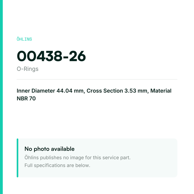 Öhlins O-ring 44.04x3.53