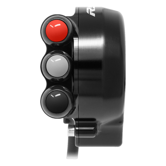 JetPrime JP CO AP660 Aprilia RS 660 — Throttle Housing with Integrated Handlebar Switch (Black) — view 1