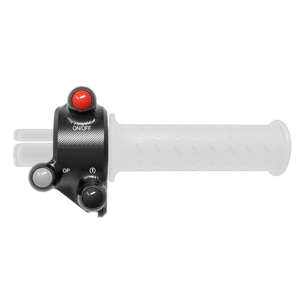 JetPrime JP CO MV002 MV Agusta Rivale 800 — Throttle Housing with Integrated Handlebar Switch — view 6
