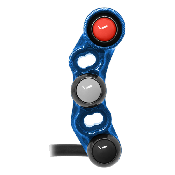 JetPrime JP PD YA073 Yamaha R7 — Street Right Handlebar Switch (Blue) — view 3
