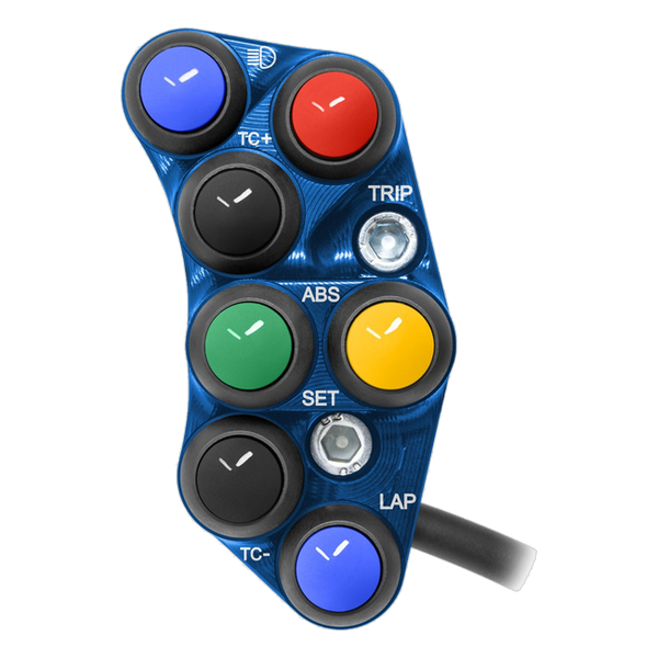 JetPrime JP PSR BM008 BMW S1000R — Race Left Handlebar Switch (Blue) — view 6
