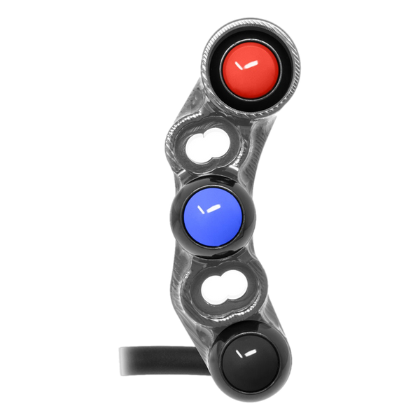 JetPrime JP PD KA044 Kawasaki ZX-6R — Street Right Handlebar Switch (Titanium) — view 5