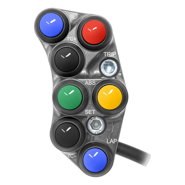 JetPrime JP PSR BM008 BMW S1000R — Race Left Handlebar Switch (Titanium) — view 14