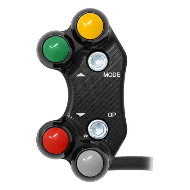 JetPrime JP PLSR 055 Suzuki GSX-8R — Race Left Handlebar Switch (Black) — view 1