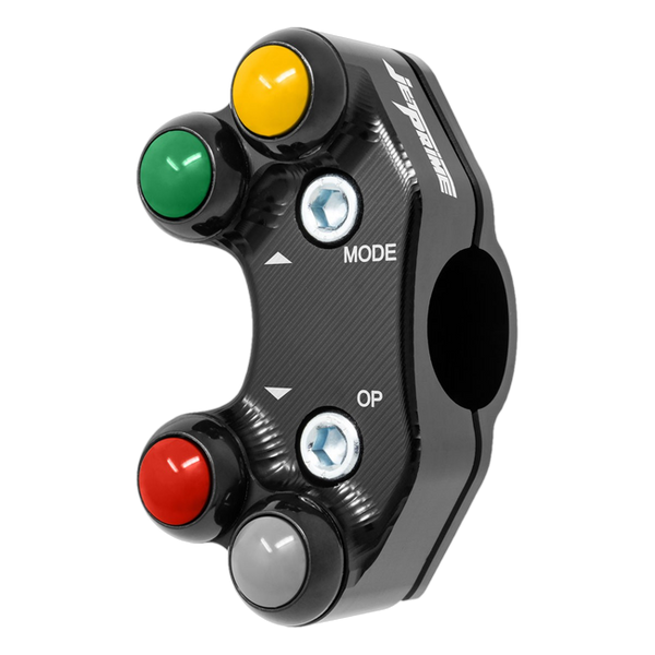 JetPrime JP PLSR 055 Suzuki GSX-8S — Race Left Handlebar Switch (Black) — view 2
