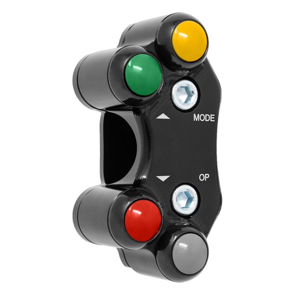 JetPrime JP PLSR 055 Suzuki GSX-8S — Race Left Handlebar Switch (Black) — view 3