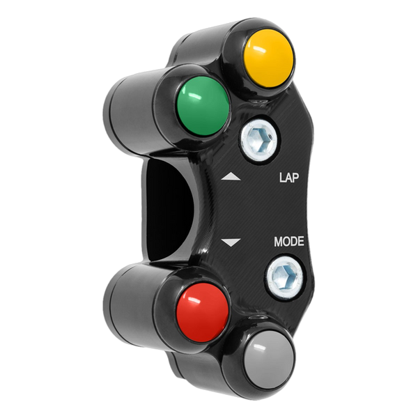 JetPrime JP PLSR 057 Honda CBR 600 RR — Race Left Handlebar Switch (Black) — view 3