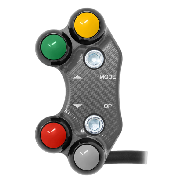 JetPrime JP PLSR 055 Suzuki GSX-8R — Race Left Handlebar Switch (Titanium) — view 6