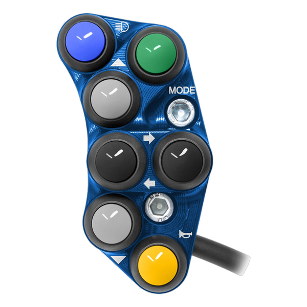 JetPrime JP PS SU011 Suzuki GSX-R 1000 — Street Left Handlebar Switch (Blue) — view 5