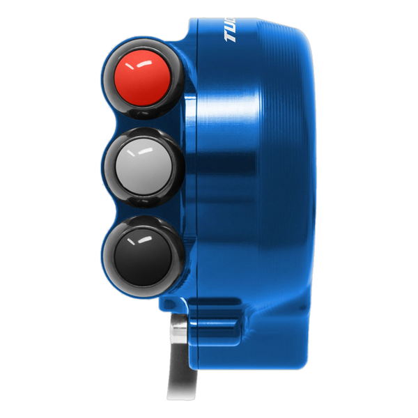 JetPrime JP CO AP660TV Aprilia Tuono V4 1100 Factory — Throttle Housing with Integrated Handlebar Switch (Blue) — view 6