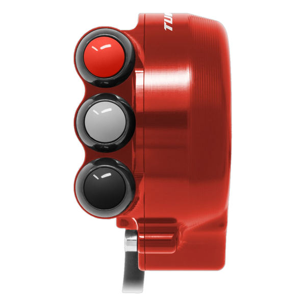 JetPrime JP CO AP660TV Aprilia Tuono V4 1100 Factory — Throttle Housing with Integrated Handlebar Switch (Red) — view 11