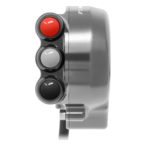JetPrime JP CO AP660TV Aprilia Tuono V4 1100 Factory — Throttle Housing with Integrated Handlebar Switch (Titanium) — view 16