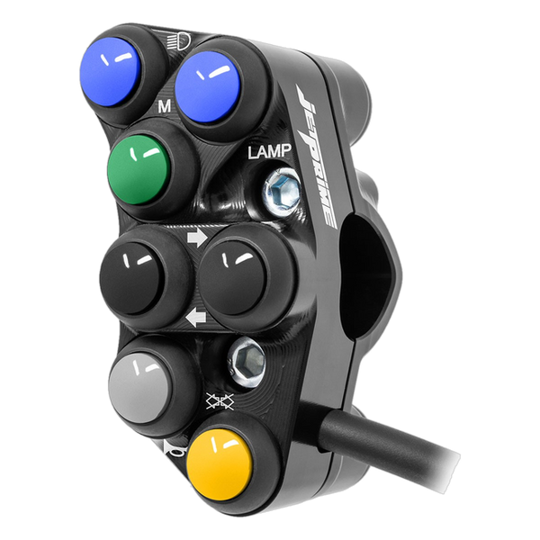 JetPrime JP PS HO027 Honda CBR 1000 RR-R — Street Left Handlebar Switch (Black) — view 2