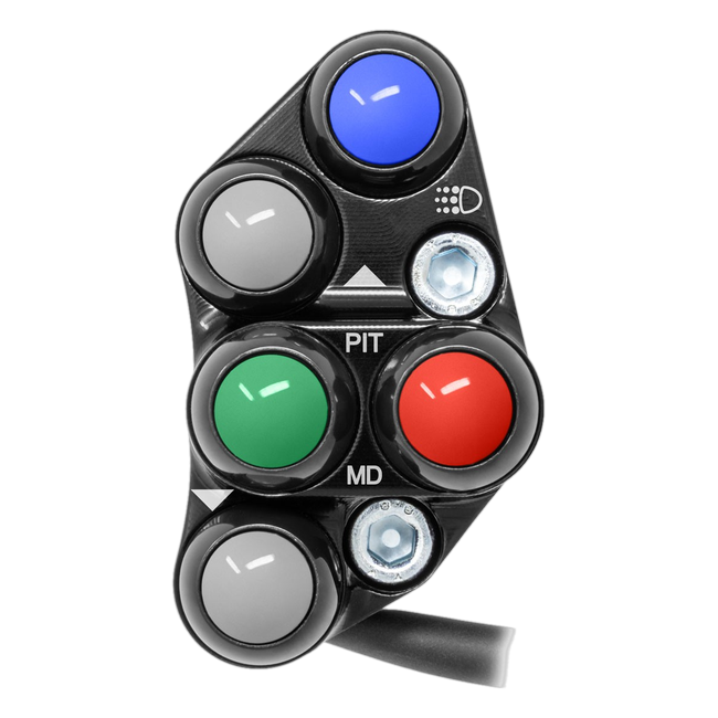 JetPrime JP PSR SU011 Suzuki GSX-R 1000 — Race Left Handlebar Switch (Black) — view 1