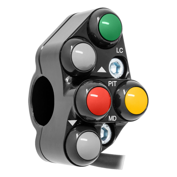 JetPrime JP PSR HO017 Honda CBR1000RR Fireblade — Race Left Handlebar Switch (Black) — view 3