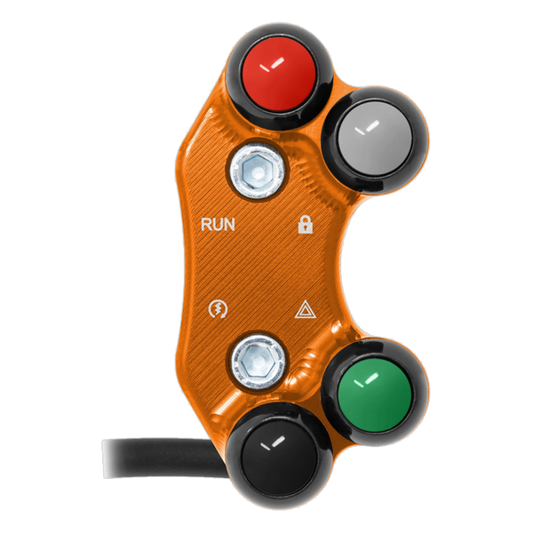 JetPrime JP PLD 069 KTM 1290 Superduke R — Street Right Handlebar Switch (Orange) — view 5
