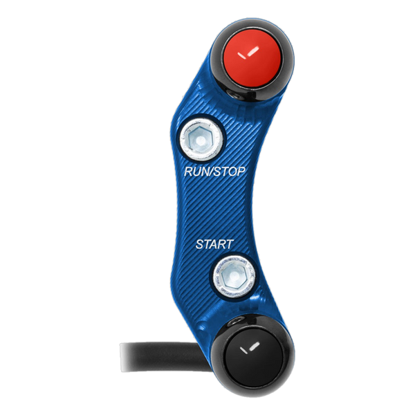 JetPrime JP PLDB 009 Aprilia RSV4 RF — Street Right Handlebar Switch (Blue) — view 4