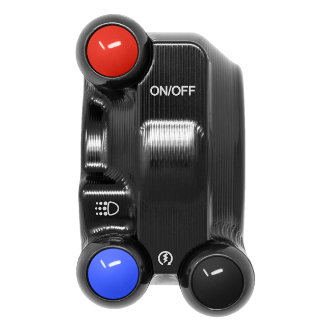 JetPrime JP CO DU006N Ducati Hypermotard 950 — Throttle Housing with Integrated Handlebar Switch — view 1