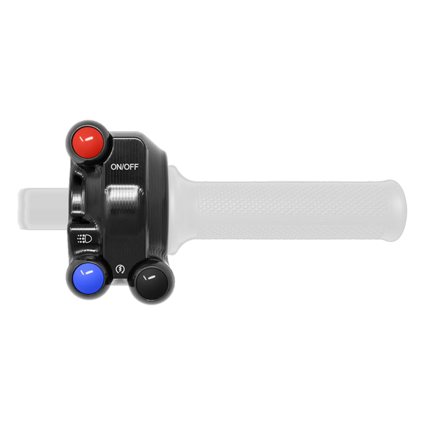 JetPrime JP CO DU006N Ducati Monster 937 — Throttle Housing with Integrated Handlebar Switch — view 5