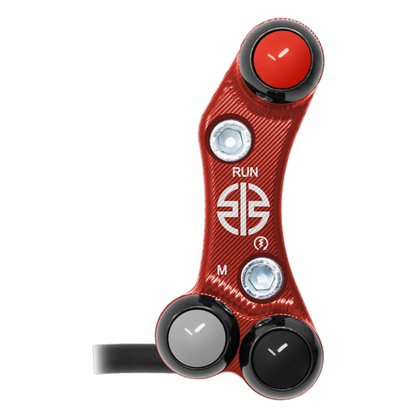 JetPrime JP PLDB 034 Kawasaki Ninja H2R — Street Right Handlebar Switch (Red) — view 4