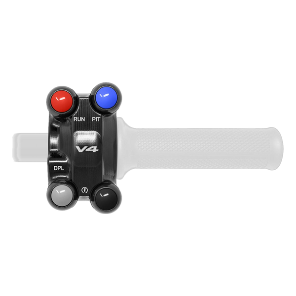 JetPrime JP CO DU020R Ducati Panigale V4 R — Throttle Housing with Integrated Handlebar Switch — view 4