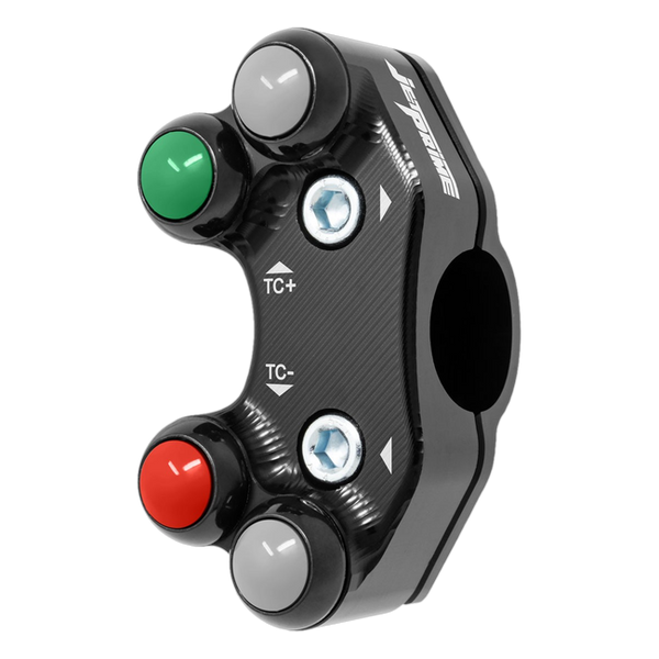JetPrime JP PLSR 046 Aprilia RS 457 — Race Left Handlebar Switch (Black) — view 2