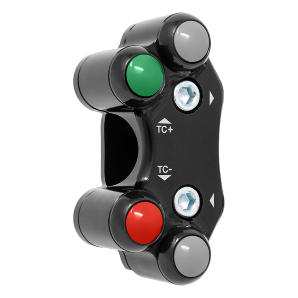 JetPrime JP PLSR 046 Aprilia RS 457 — Race Left Handlebar Switch (Black) — view 3