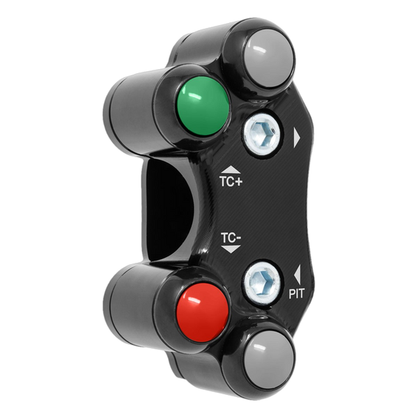 JetPrime JP PLSR 061 Aprilia RS 660 — Race Left Handlebar Switch (Black) — view 3