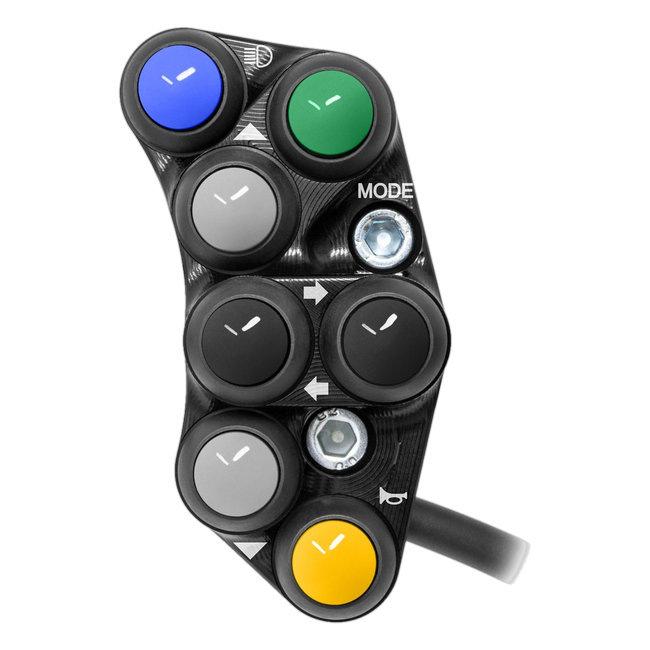 JetPrime JP PS AP009 Aprilia Tuono V4 1100 — Street Left Handlebar Switch (Black) — view 1