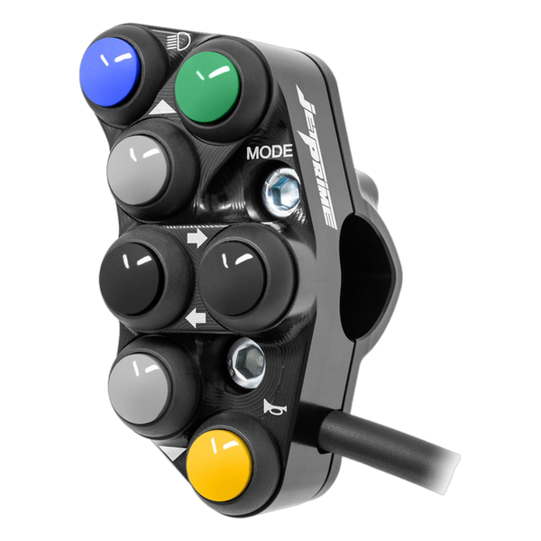 JetPrime JP PS AP009 Aprilia Tuono V4 1100 — Street Left Handlebar Switch (Black) — view 2