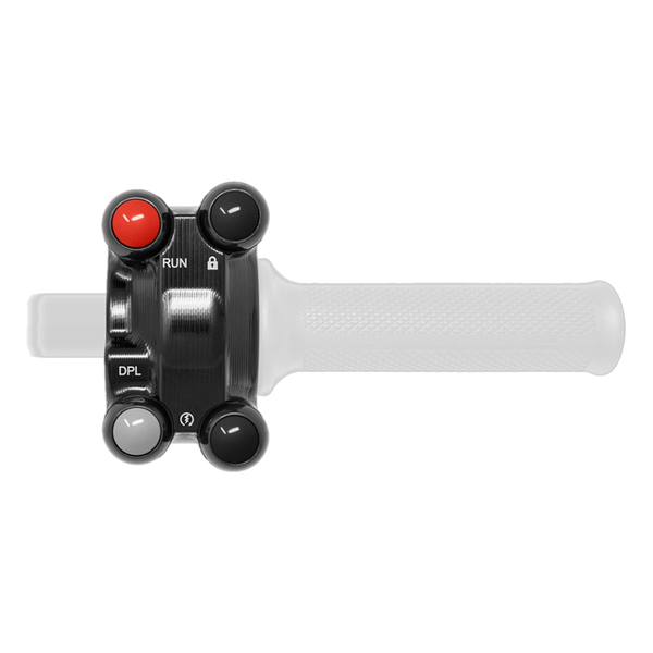JetPrime JP CO DU065 Ducati Diavel V4 — Throttle Housing with Integrated Handlebar Switch — view 4